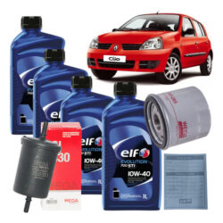 Kit Troca Oleo Elf 10w40 Twingo Clio Logan Sandero March 1.0