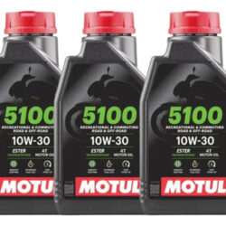 Kit 3 Óleos Motul 5100 4t 10w30 Semissintético Honda 600 Bmw