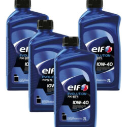 Kit 4 Litros Lubrificante 10w40 Elf Evolution 700 Sti