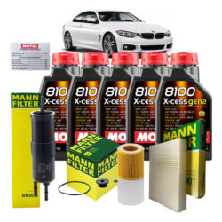 Troca Óleo E Filtros Ar C Motul 5w40 Bmw 125i 320i 328i 428i