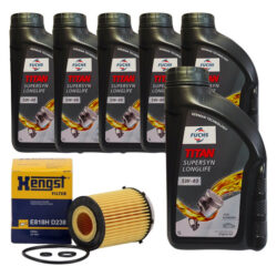 Kit Troca Oleo Fuchs Mercedes 1.6 2.0 C180 A200 A250 2013+