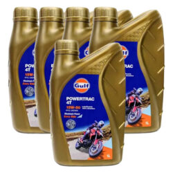 5l Óleo Lubrificante Moto 4t Sintético Gulf Power 15w50 Bmw