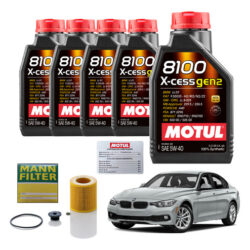 Troca Óleo Motul 8100 5w40 5l Bmw X1 320i 328i 2012 A 2019