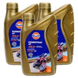 3l Óleo Lubrificante Moto 4t Sintético Gulf Power 15w50 Bmw