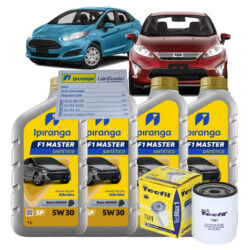 Kit Troca Óleo 5w30 Ipiranga 4l Newfiesta 1.5 1.6 16v Sigma