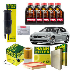 Kit Revisão Troca Óleo Motul 8100 5w30 Bmw 320i 328i 2013 ++
