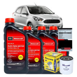 Kit Troca Óleo E Filtro Motorcraft 5w30 Original Ford Ka 1.0