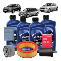 Kit Revisão 10w40 Renault Logan Sandero Symbol 1.6 8v 2007+