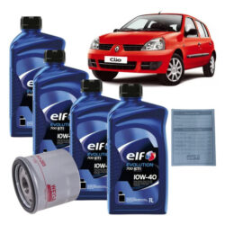 Troca Oleo Filtro Elf 10w40 Clio Logan Sandero March Twingo