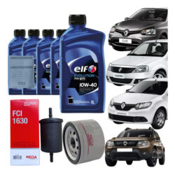 Revisão Troca Óleo Clio Duster Fluence Sandero Logan Megane
