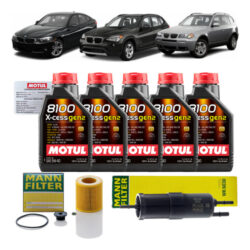 Revisão Óleo + Filtros 5w40 8100 5l Motul Bmw X1 320i 328i