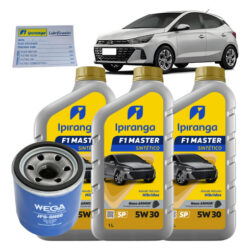 Kit Troca Oleo 5w30 Sintético Ipiranga Hb20 1.0 12v 2012 13+