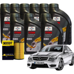 Kit Revisão Fuchs 5w40 Mercedesbenz Amg C63 E63 Cls63 6.2 V8